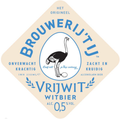 Witbier alcoholarm Brouwerij 'T IJ logo